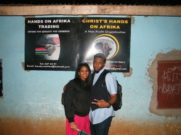 Isaiah and Shannon in Africa Isaiah and Shannon in Africa