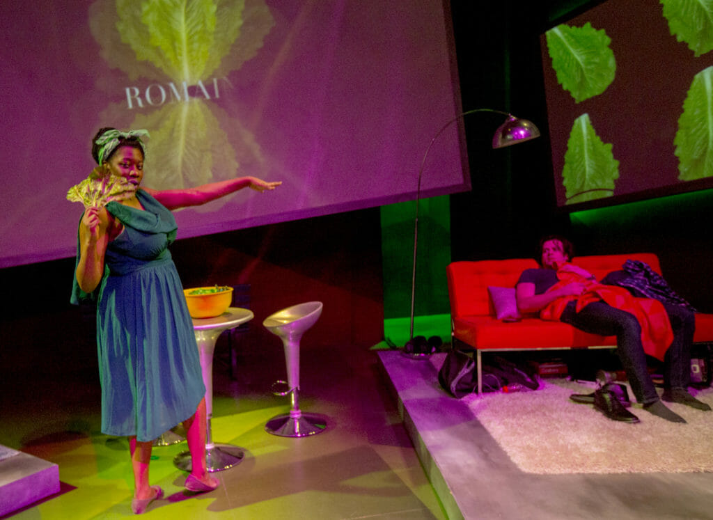 Theatre Wit WOMEN LAUGHING ALONE EATING SALAD Theatre Wit WOMEN LAUGHING ALONE EATING SALAD