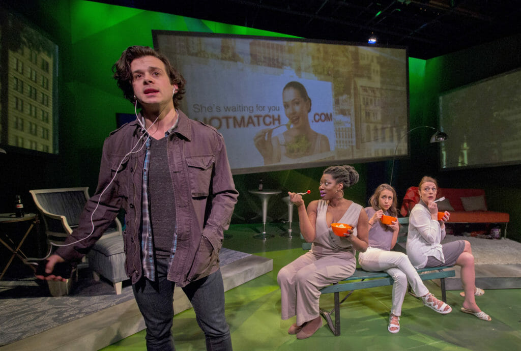 Theatre Wit WOMEN LAUGHING ALONE EATING SALAD Theatre Wit WOMEN LAUGHING ALONE EATING SALAD
