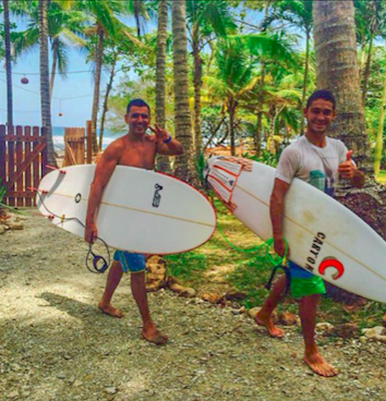 Costa Rica Chef Ambassador Siles surfing Costa Rica Chef Ambassador Siles surfing