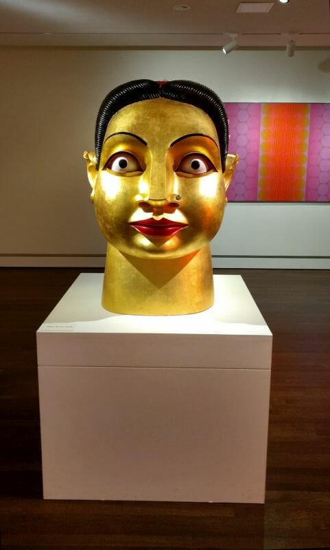 Toledo Museum of Art - untitled gold lady by Ravinder Reddy