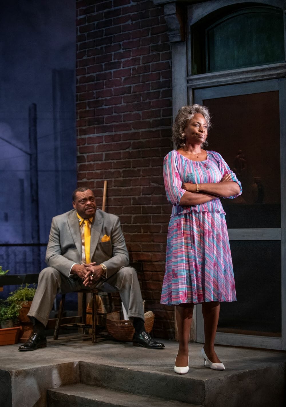 A.C. Smith, TayLar. Photo by Michael Brosilow Court Theatre KING HEDLEY II