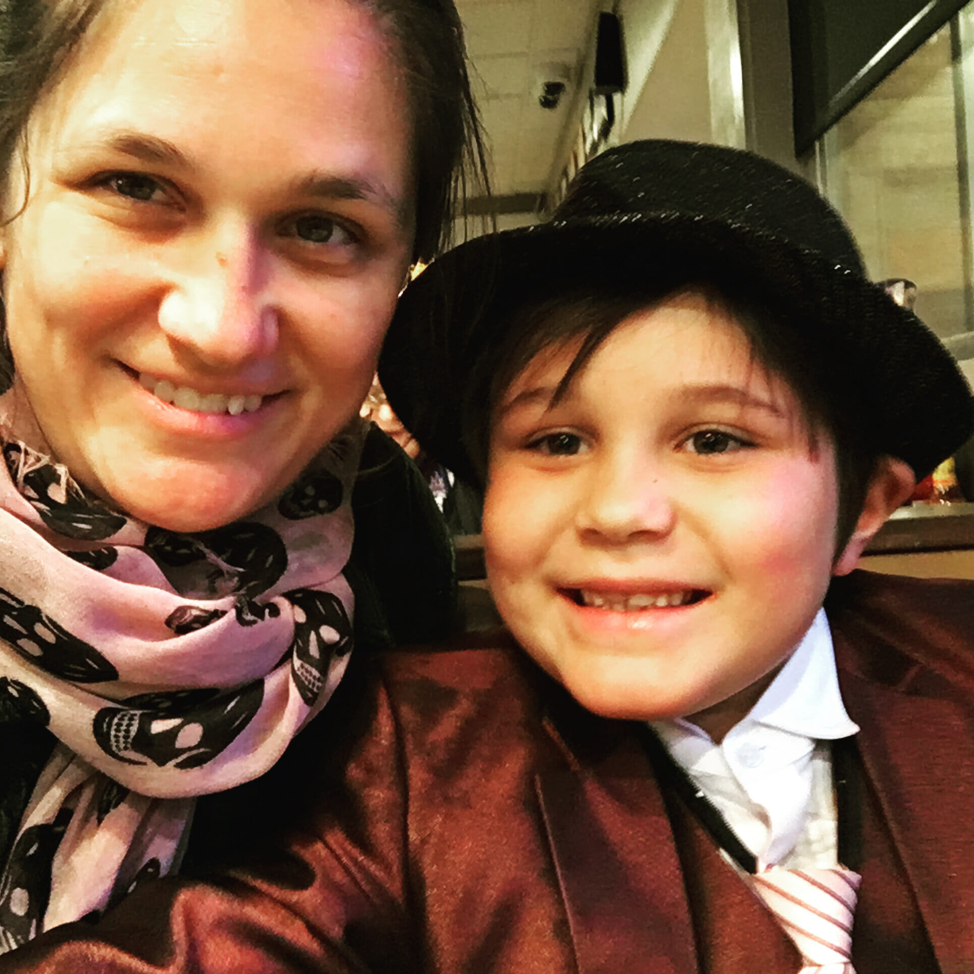 Tonika Todorova and her son Jaxon DuFloth