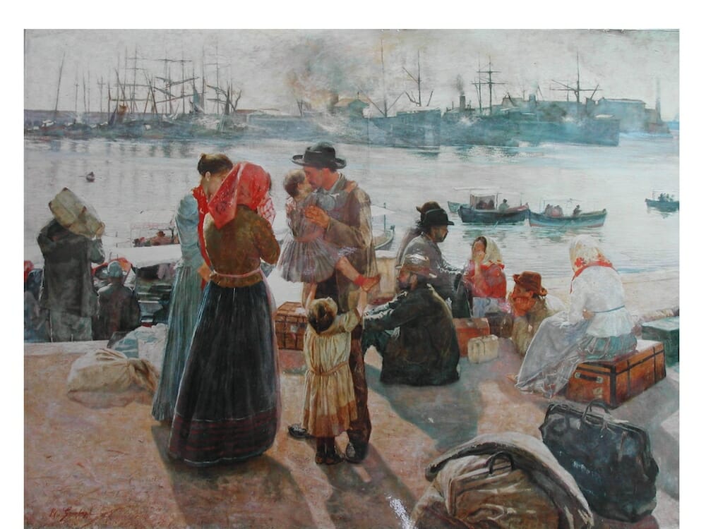 Emigranti by Raffaello Gambogi Center for Italian Modern Art STAGING INJUSTICE: ITALIAN ART 1880-1917