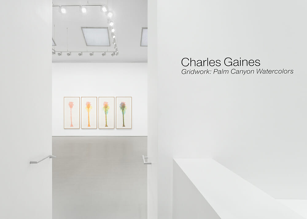 Charles Gaines GRIDWORK: PALM CANYON WATERCOLORS